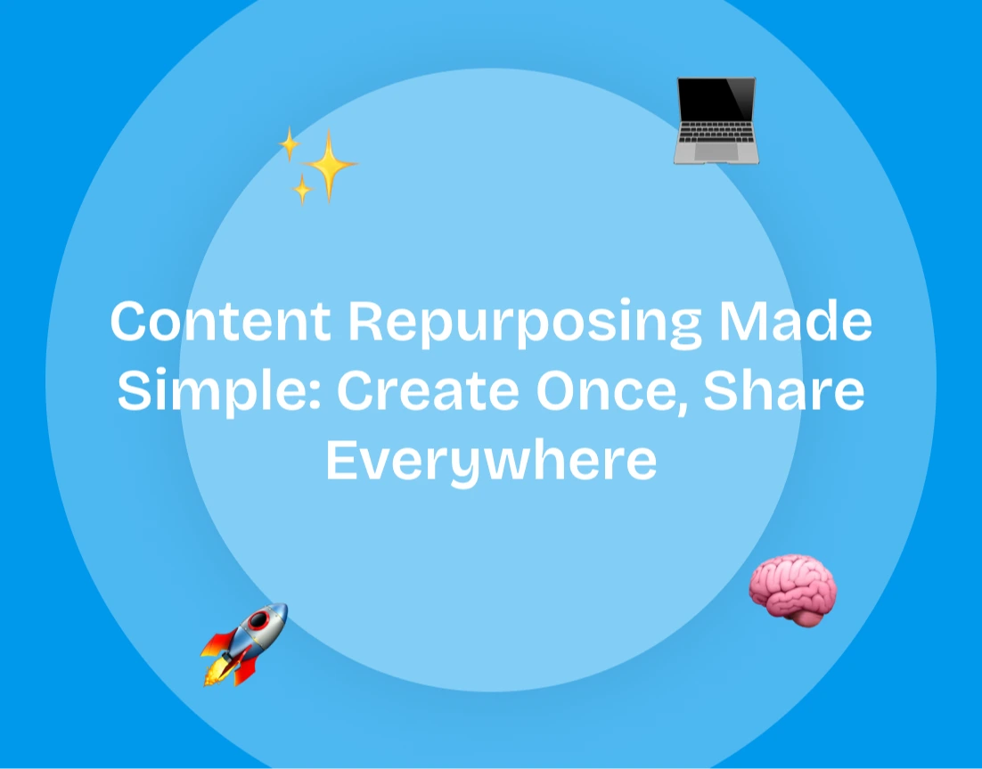 Content Repurposing Made Simple: Create Once, Share Everywhere